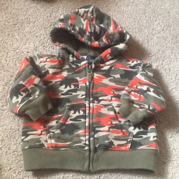 OshKosh Camouflage/ Hunting Zippered Hoodie - Picture 2 of 3